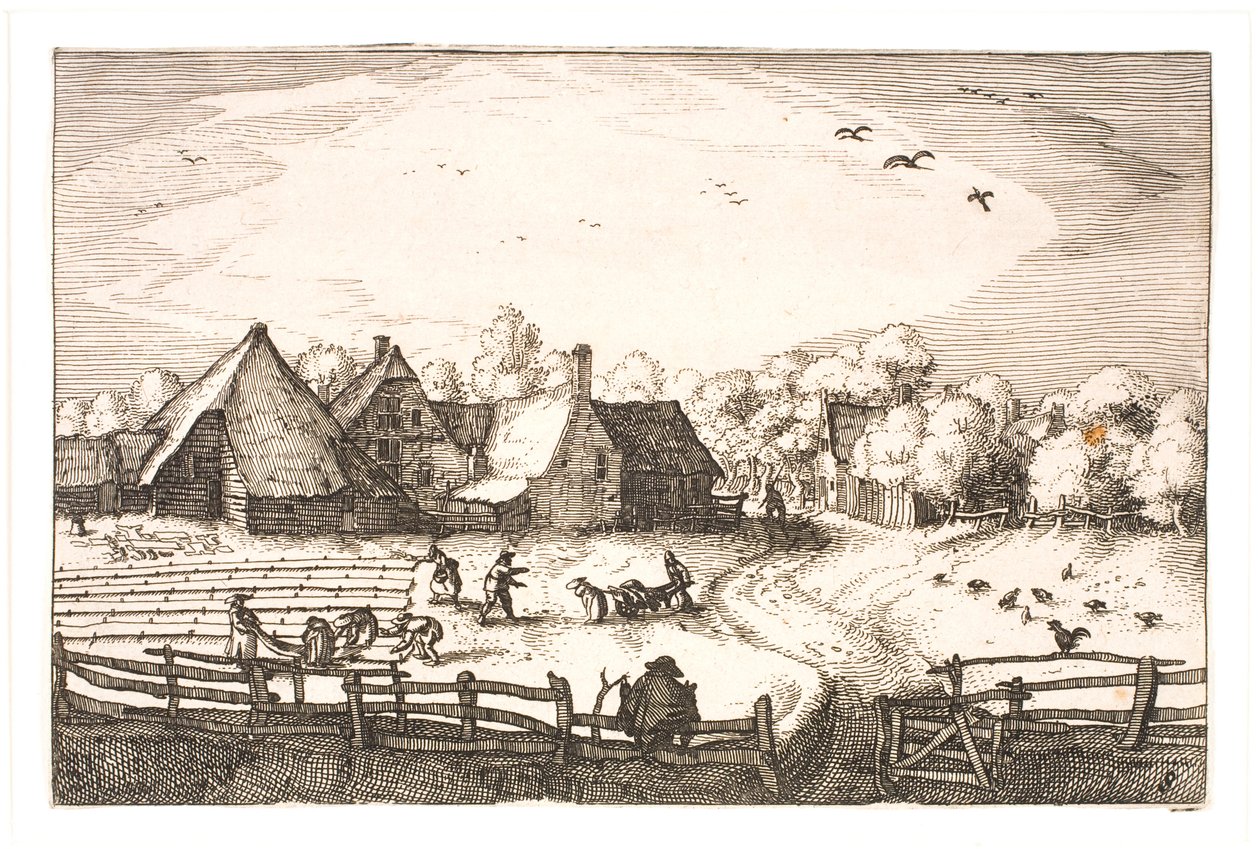 Wybielanie-Pola w pobliżu Haarlemmerhout autorstwa Claes Jansz. Visscher
