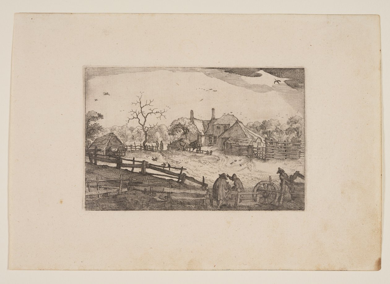 Zajazd Ojca, z widoków w okolicach Haarlemu (Plaisante Plaetsen) autorstwa Claes Jansz. Visscher