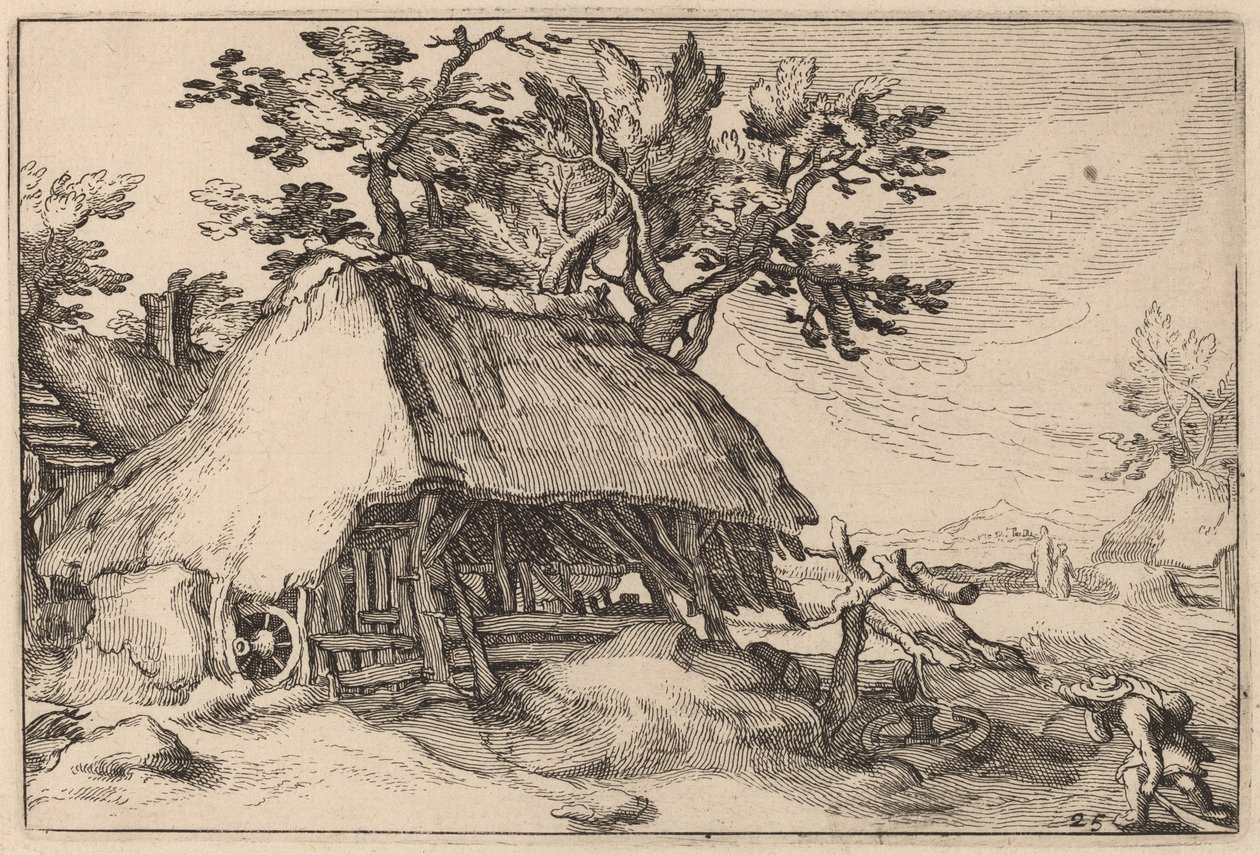 Dziecko autorstwa Claes Jansz Visscher after Abraham Bloemaert after Boëtius Adams Bolswert