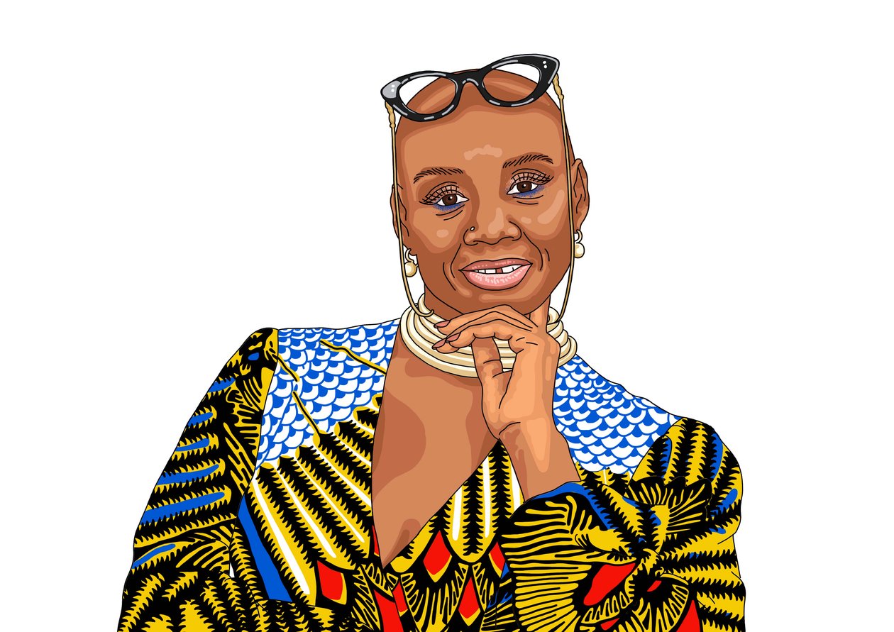 Andi Oliver, 2022 (cyfrowo) autorstwa Claire Huntley