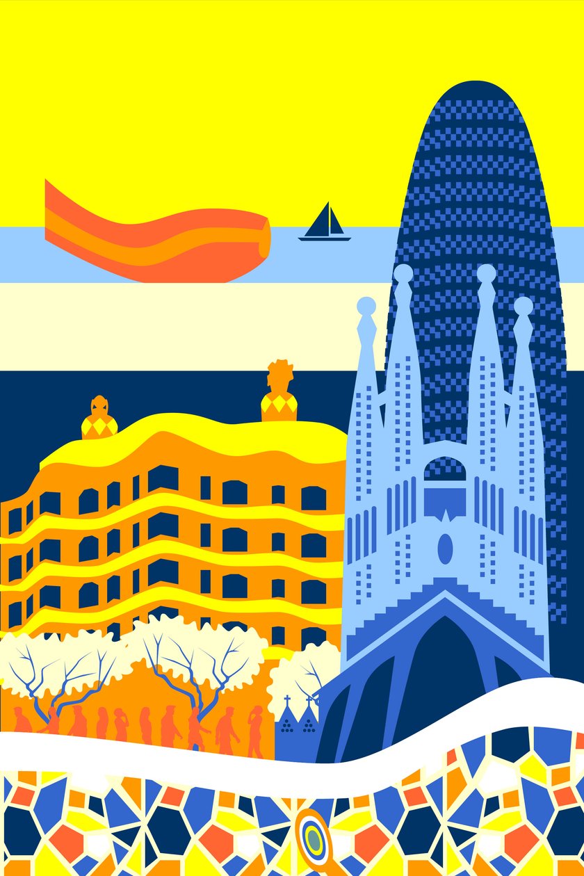 Barcelona autorstwa Claire Huntley