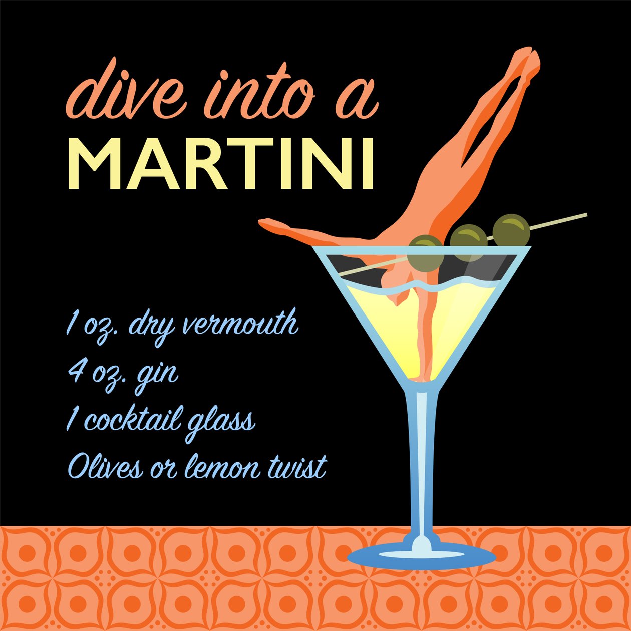 Klasyczne Martini autorstwa Claire Huntley