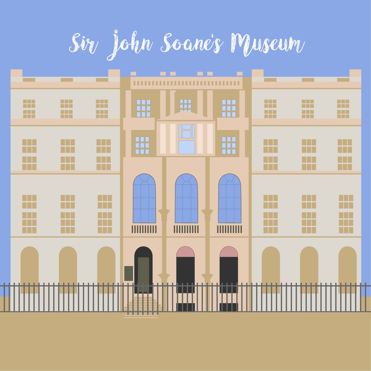 Muzeum Sir Johna Soanesa autorstwa Claire Huntley