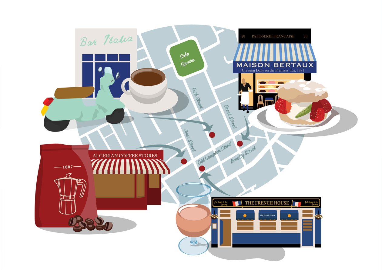Soho Classics na kawę, ciasto i wino! autorstwa Claire Huntley