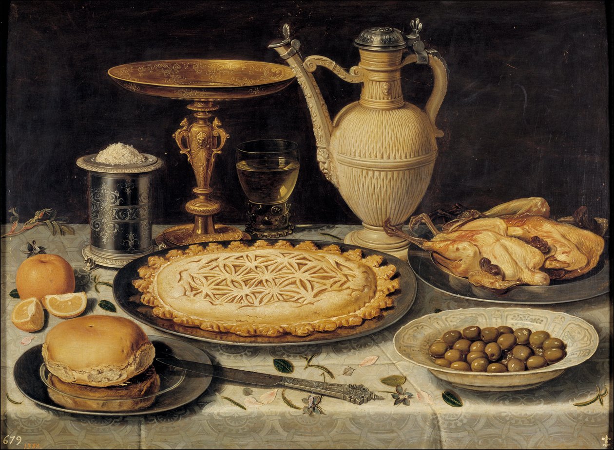 Natura martwa - Martwa natura - Obraz Clary Peeters (1594-1658) autorstwa Charlotte Evans