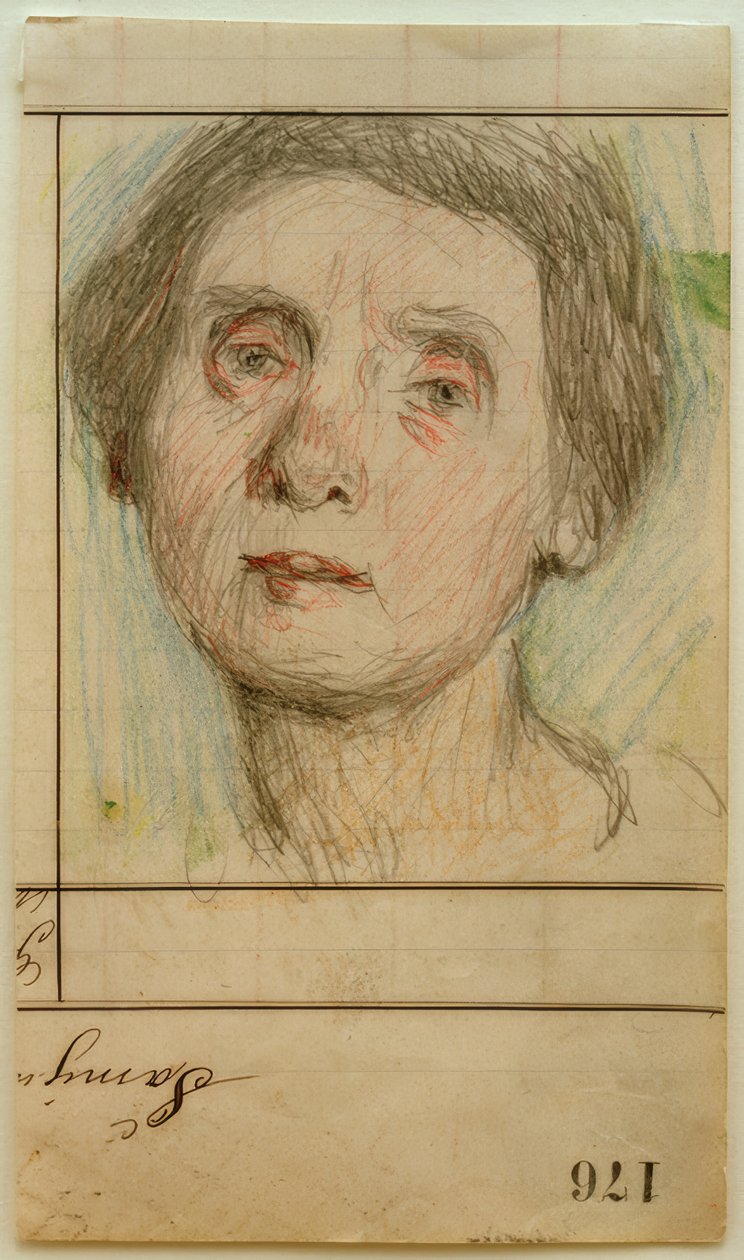Autoportret en face autorstwa Clara Siewert