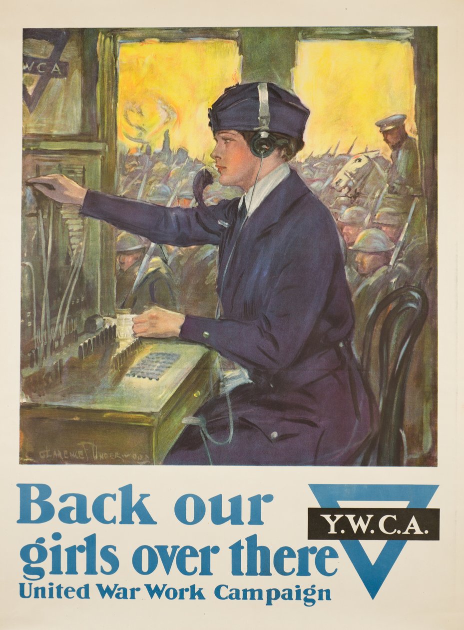 Postawcie tam nasze dziewczyny, 1918 autorstwa Clarence F. Underwood