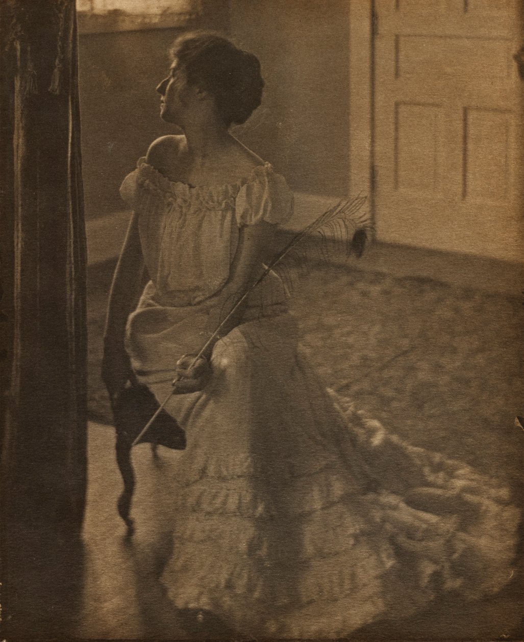 Pawie pióro, ok. 1930 r. 1902. autorstwa Clarence H. White