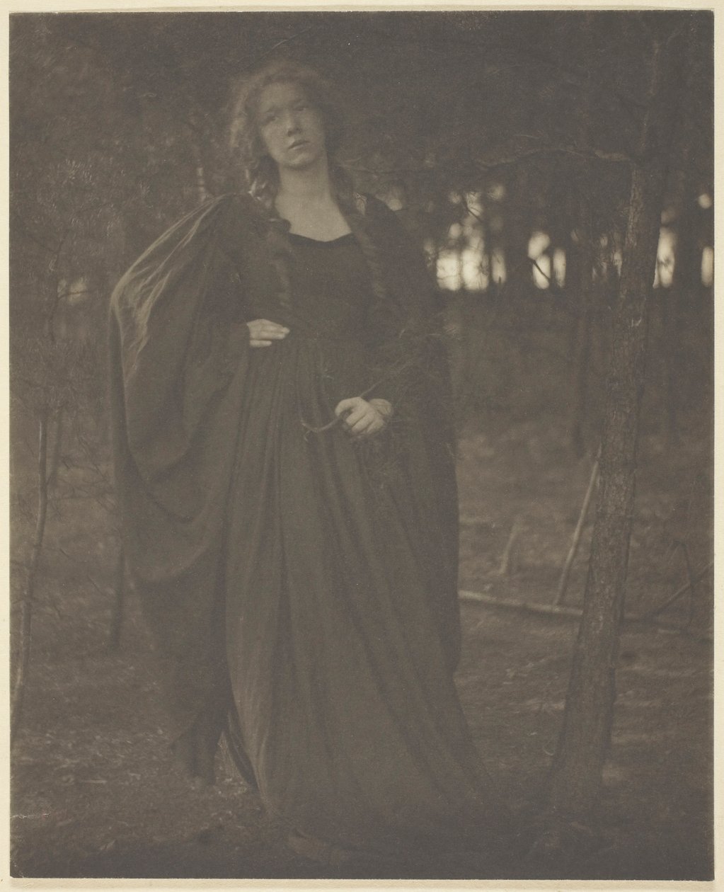 Bez tytułu [kobieta w lesie], 190105. autorstwa Clarence H White