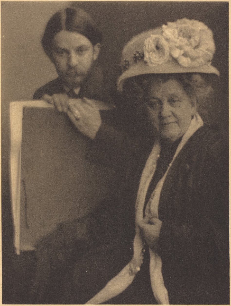 Alvin Langdon Coburn i jego matka, ok. 1909 r. (zdjęcie) autorstwa Clarence Henry White