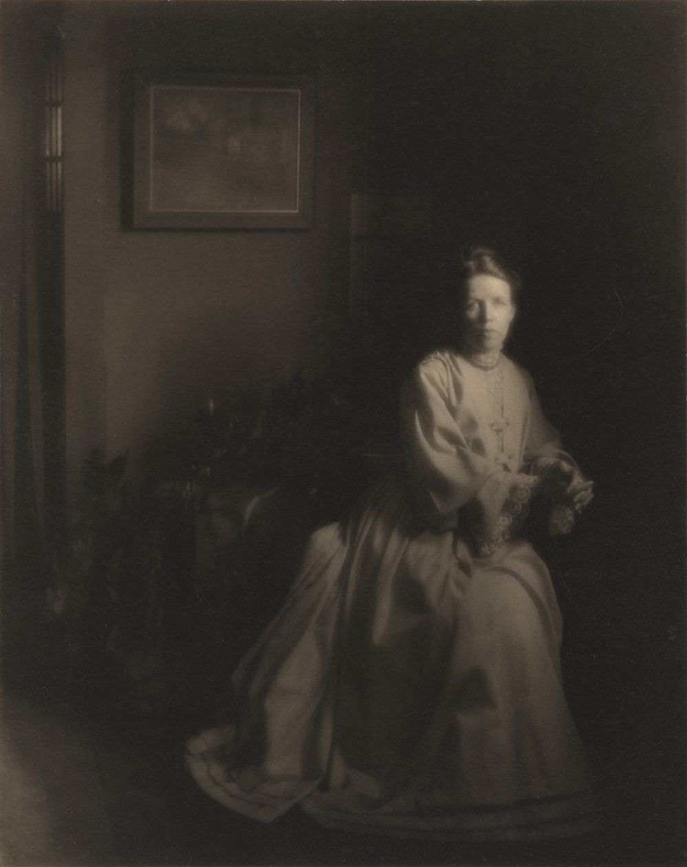 Pani White - W studiu, 1907, wydruk ok. 1920 (zdjęcie) autorstwa Clarence Henry White