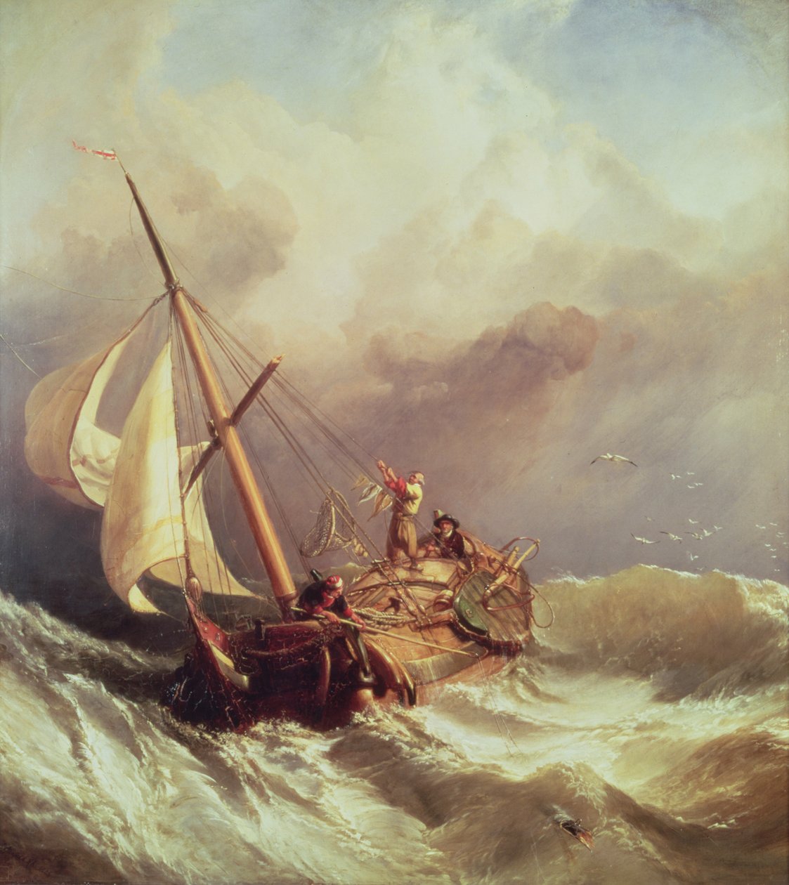 Na Dogger Bank, 1846 autorstwa Clarkson Frederick Stanfield