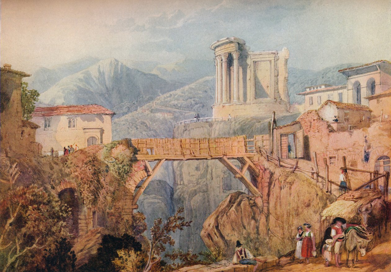 Tivoli, 1833 autorstwa Clarkson Stanfield