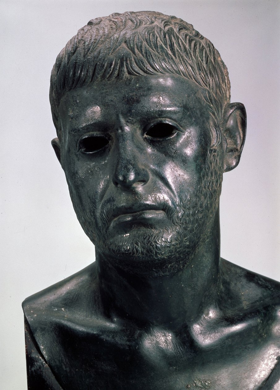 Portret rzymskiego Sekstusa Pompejusza, II w. I w. pne autorstwa Classical Antiquities
