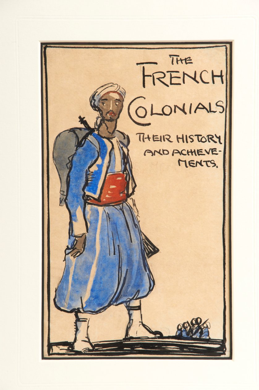 Francuscy kolonialiści, ich historia i osiągnięcia, 1917 autorstwa Claud Lovat Fraser