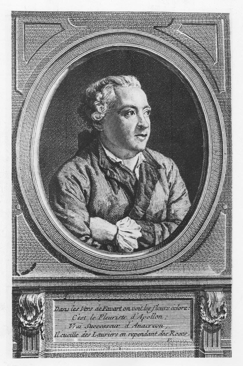 Charles Simon Favart autorstwa Claude Antoine Littrey de Montigny