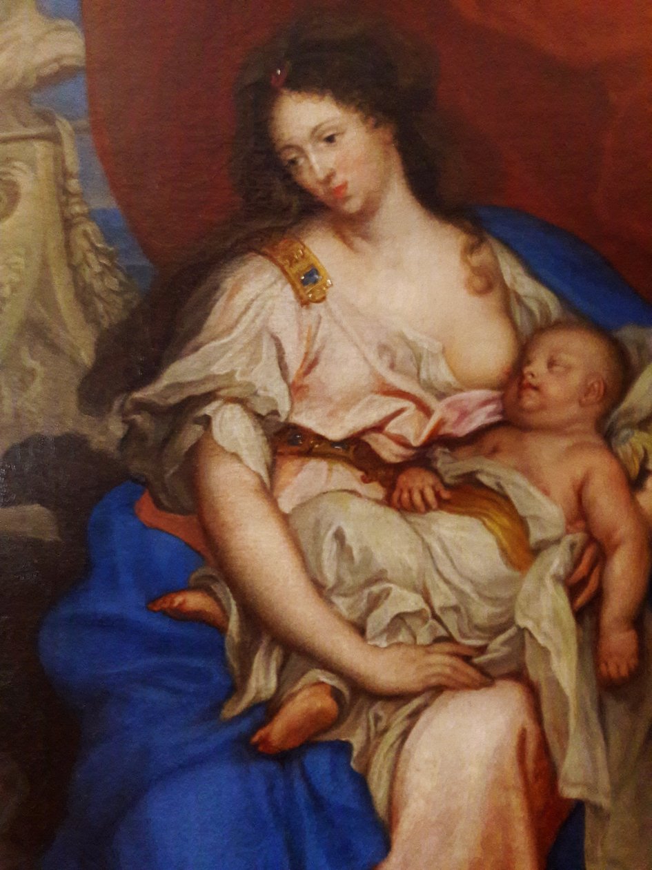 Portret królowej Marii Kazimiery i jej dzieci autorstwa Claude Callot