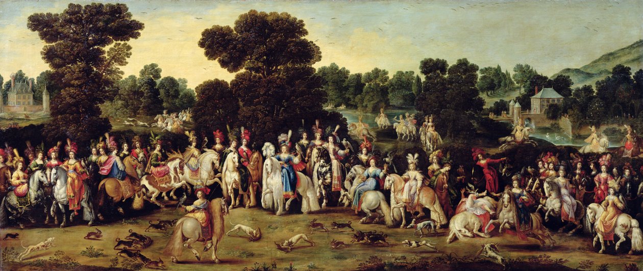 Powietrze, ok. 1640-41 autorstwa Claude Deruet