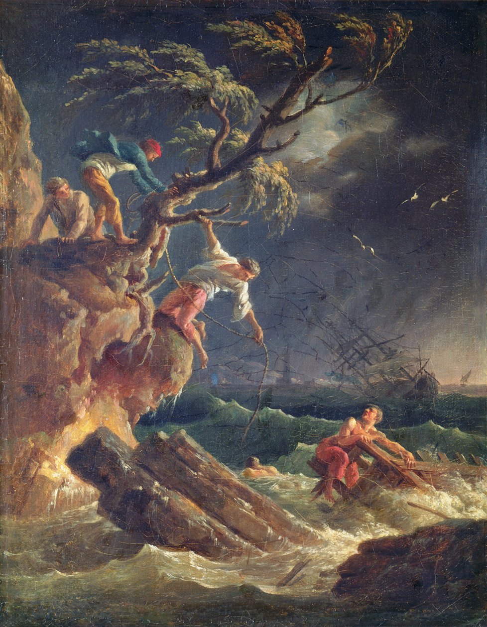 Burza, ok. 1762 autorstwa Claude Joseph Vernet