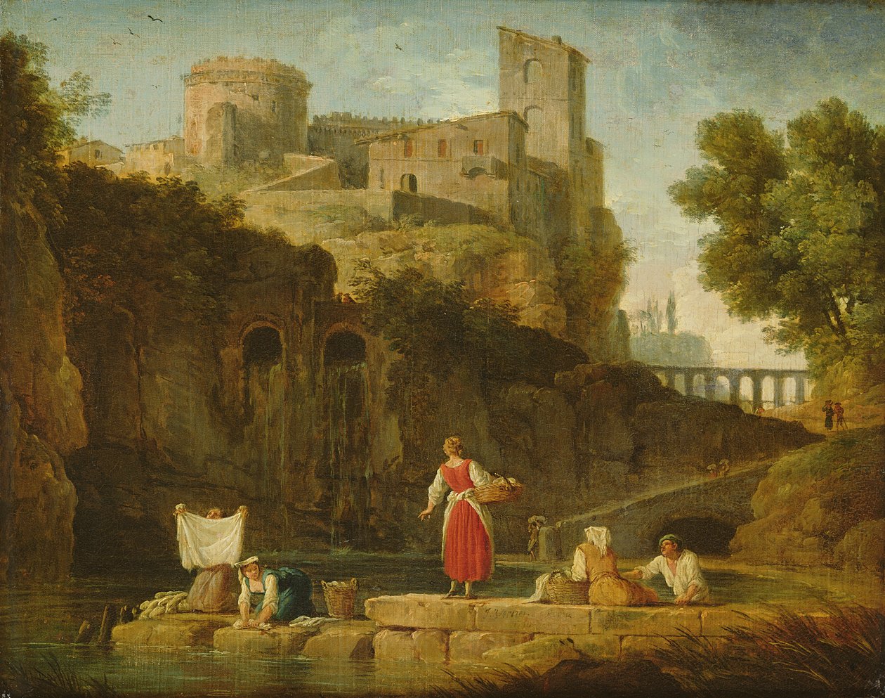Widok na Włochy autorstwa Claude Joseph Vernet