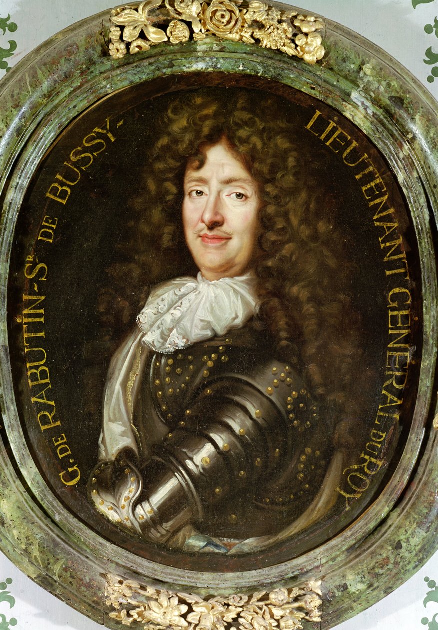 Portret hrabiego Rogera Bussy de Rabutin (1618-93) autorstwa Claude Lefebvre