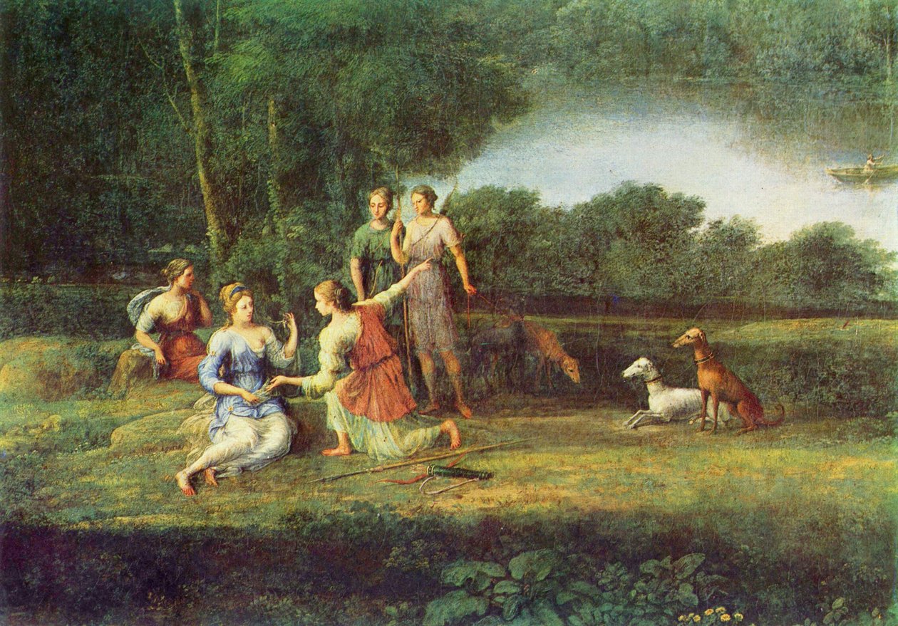 Egeria przyznaje, że Numa autorstwa Claude Lorrain