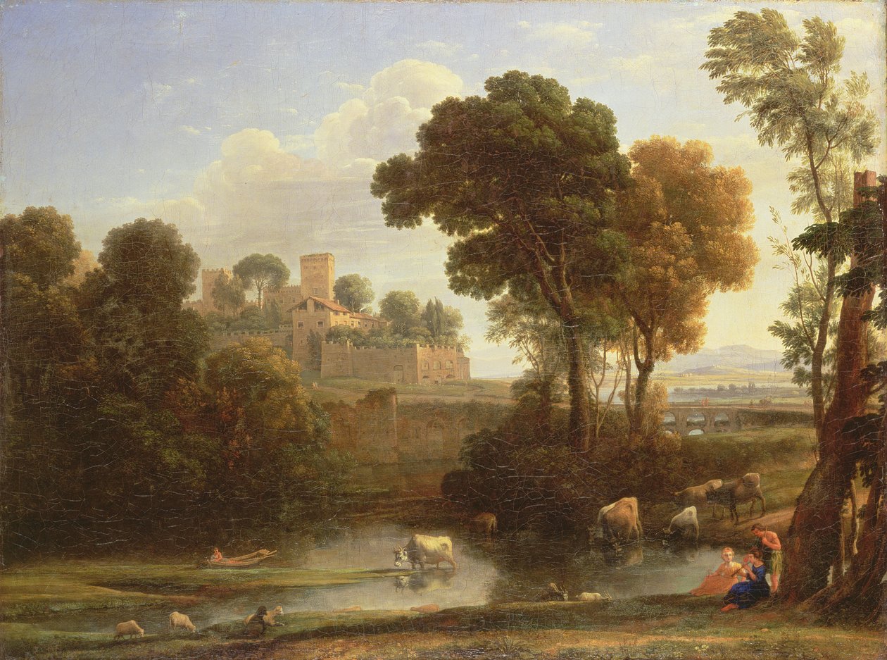 Pejzaż włoski, 1648 autorstwa Claude Lorrain