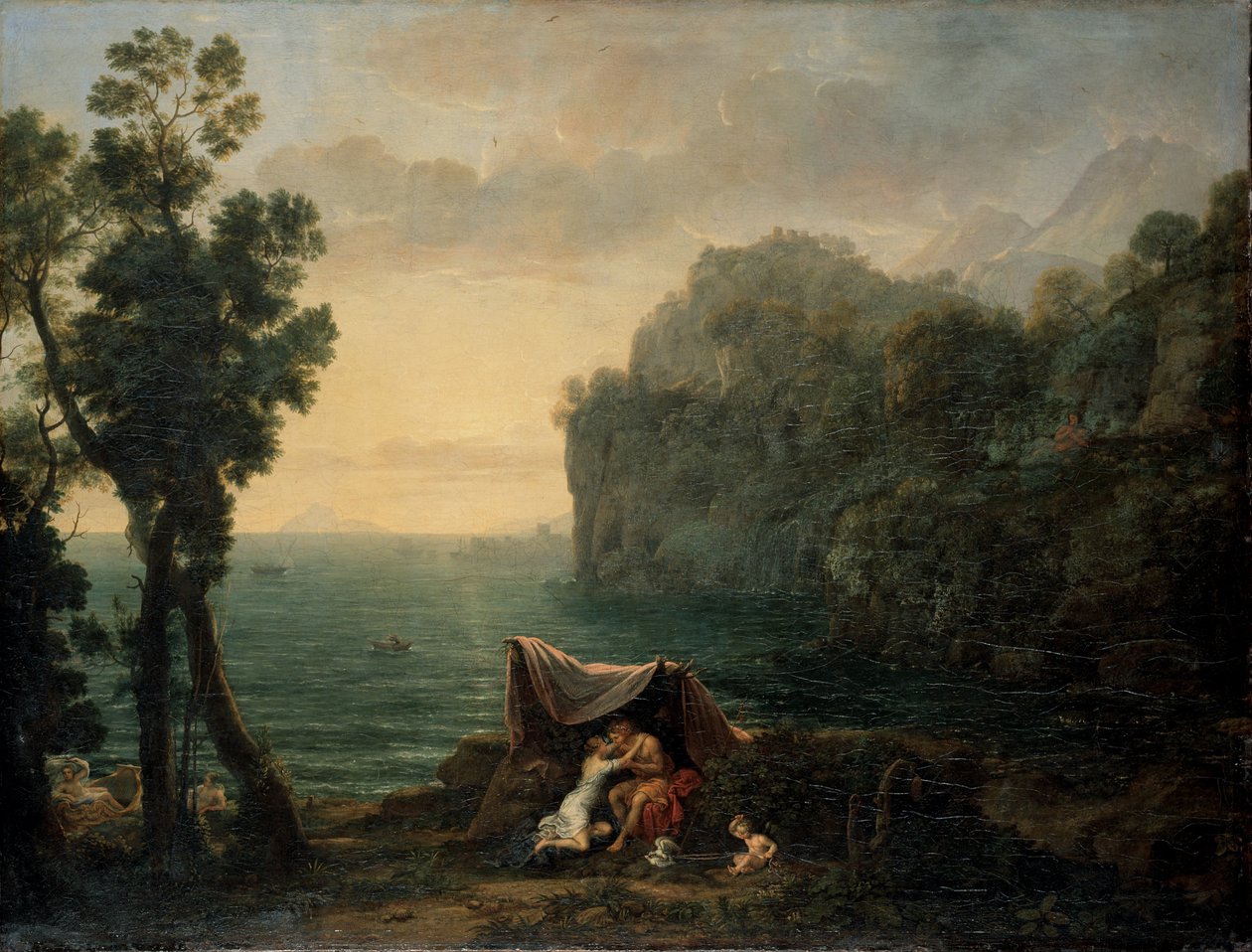 Krajobraz z Acis i Galatea autorstwa Claude Lorrain