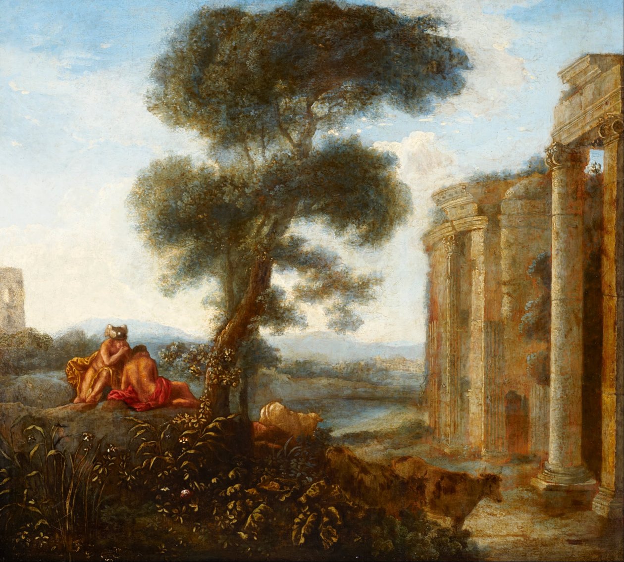 Merkury i Argus autorstwa Claude Lorrain
