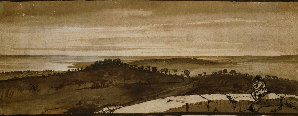 Panorama z Sasso autorstwa Claude Lorrain