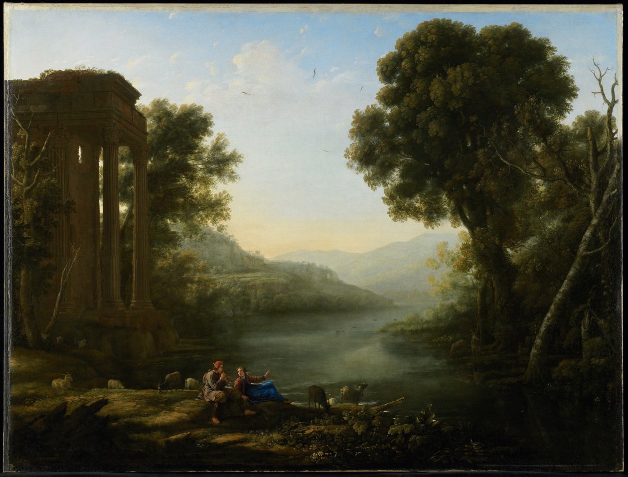 Krajobraz duszpasterski, 1638 autorstwa Claude Lorrain