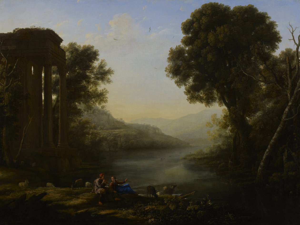 Duszpasterstwo Paysage (Minneapolis Institute of Arts) autorstwa Claude Lorrain