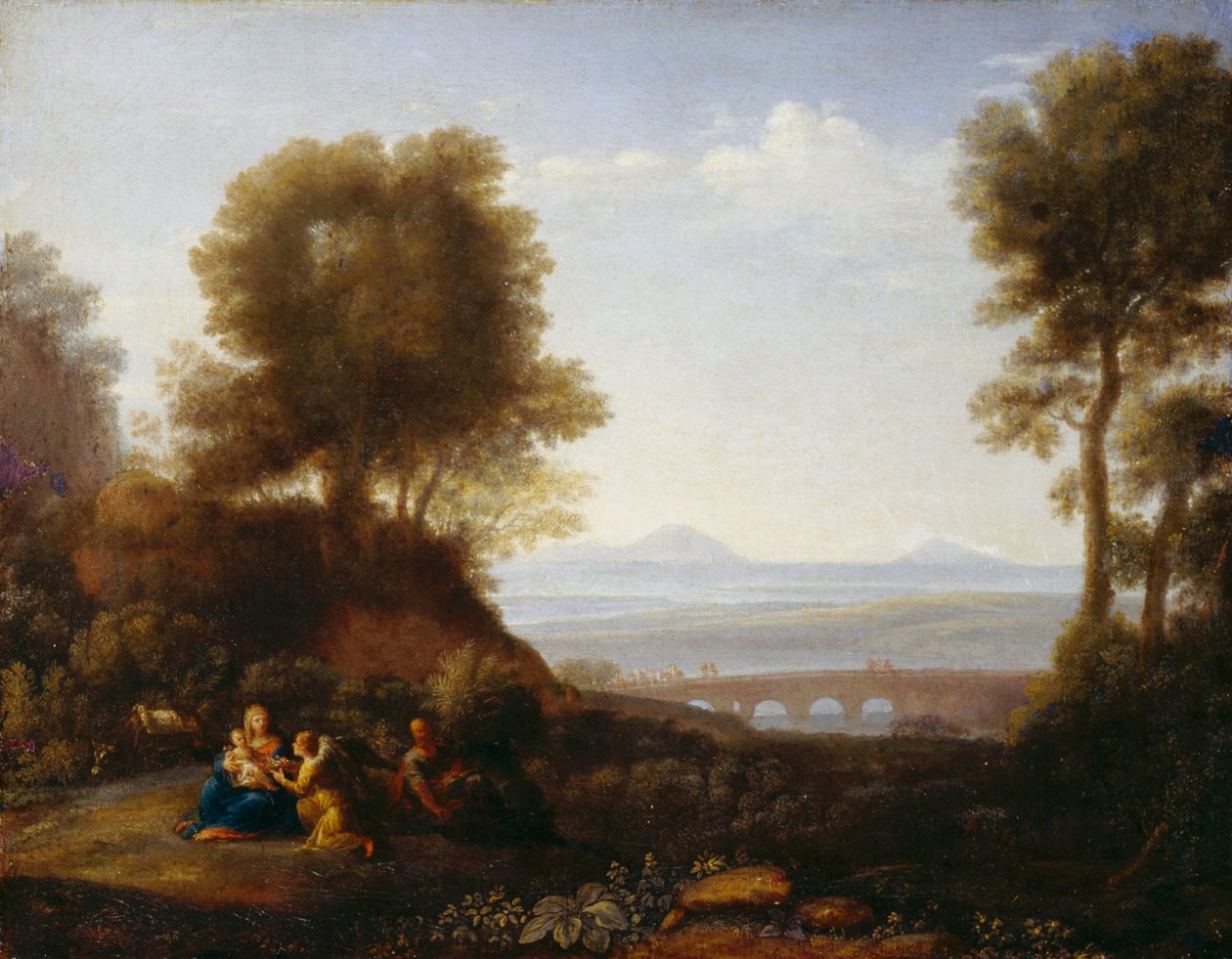 Odpocznij w locie do Egiptu autorstwa Claude Lorrain