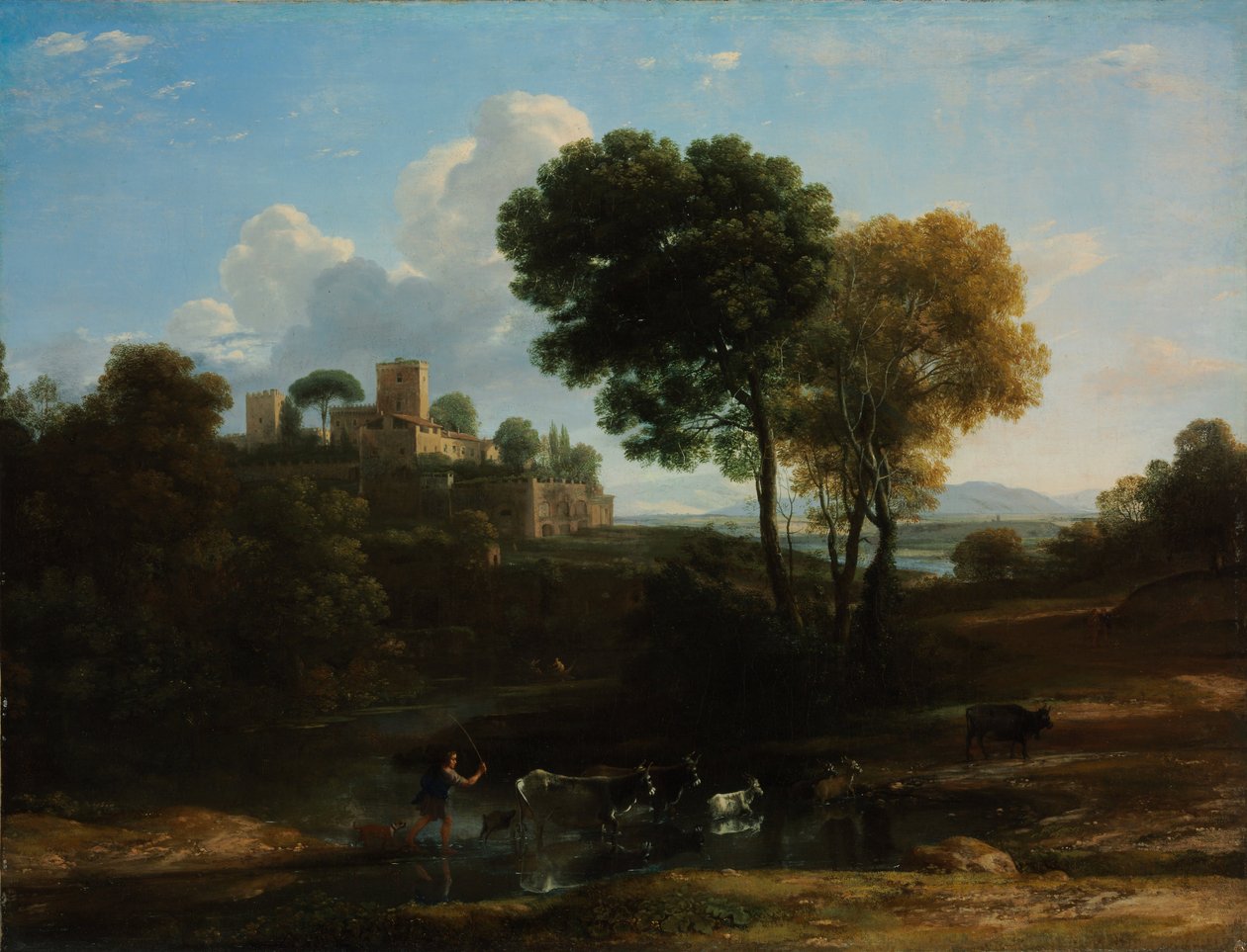 Willa w rzymskiej Kampanii autorstwa Claude Lorrain