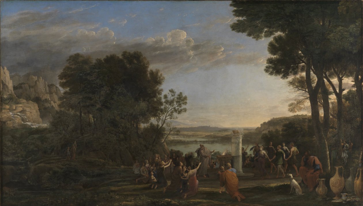 Kult Złotego Cielca autorstwa Claude Lorrain