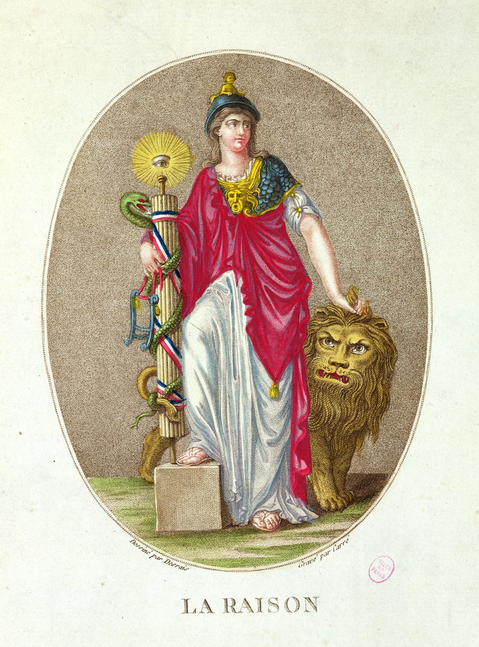 Powód, wygrawerowany przez Carre, 1793 autorstwa Claude Louis Desrais