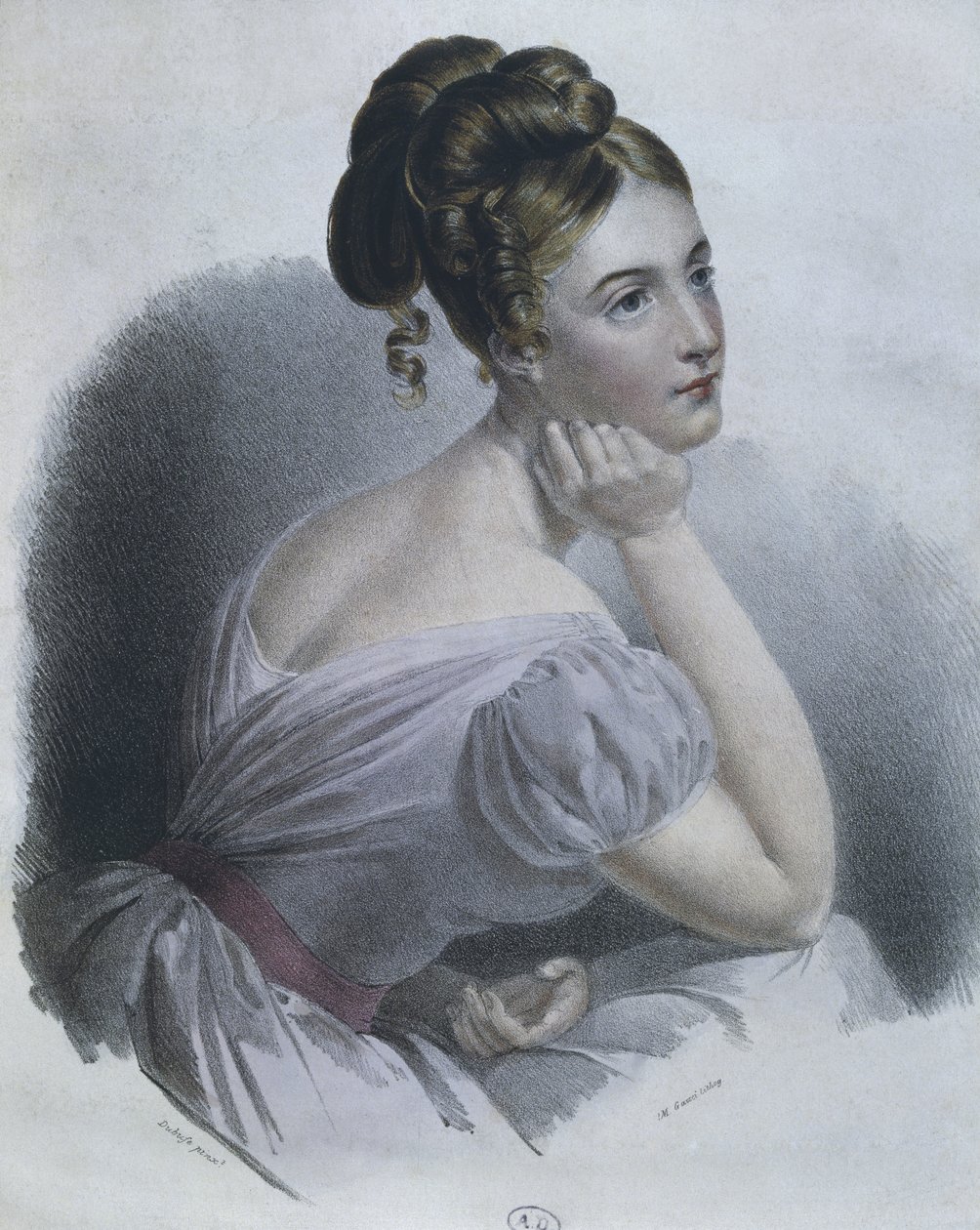 Daydreaming autorstwa Claude Marie Dubufe