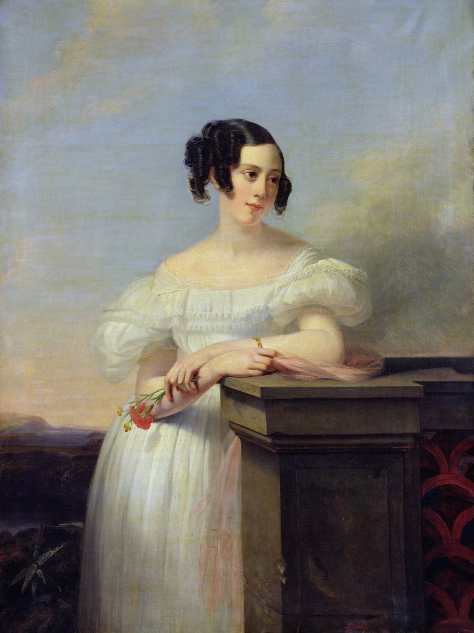 Portret Madame Vaussard autorstwa Claude Marie Dubufe