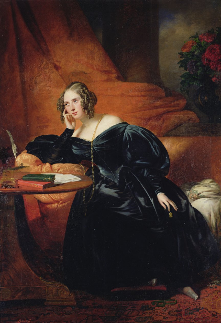 Hrabina de Lapeyriere autorstwa Claude Marie Dubufe