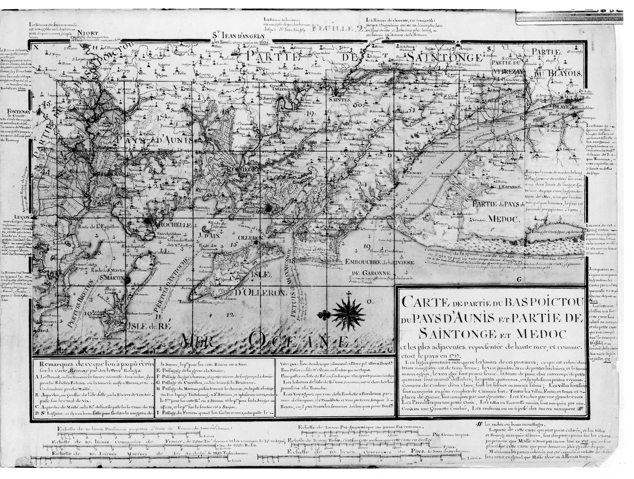 Atlas 131 F fol. 2 Mapa Bas Poitou, Pays d