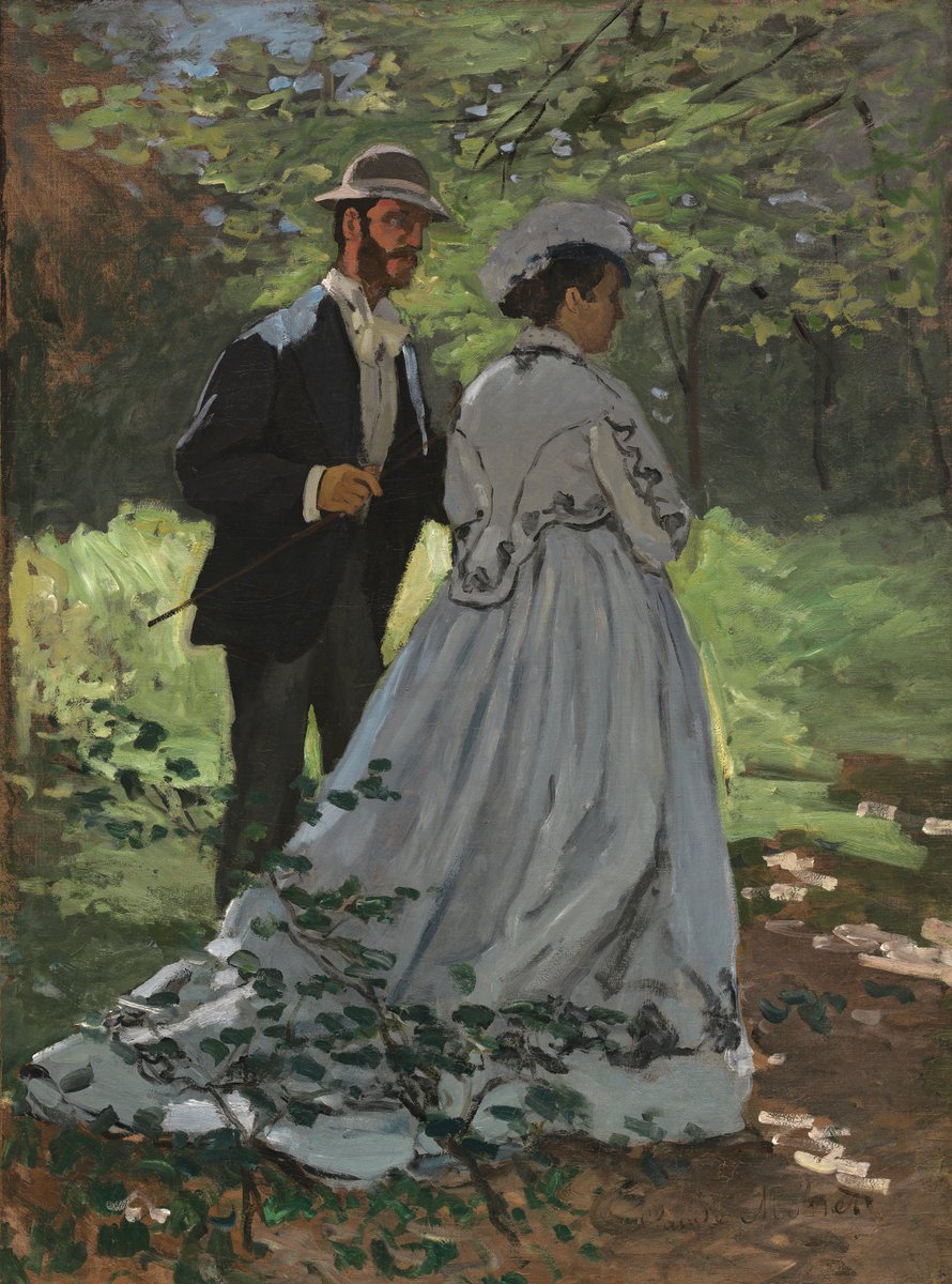 Bazille i Camille autorstwa Claude Monet