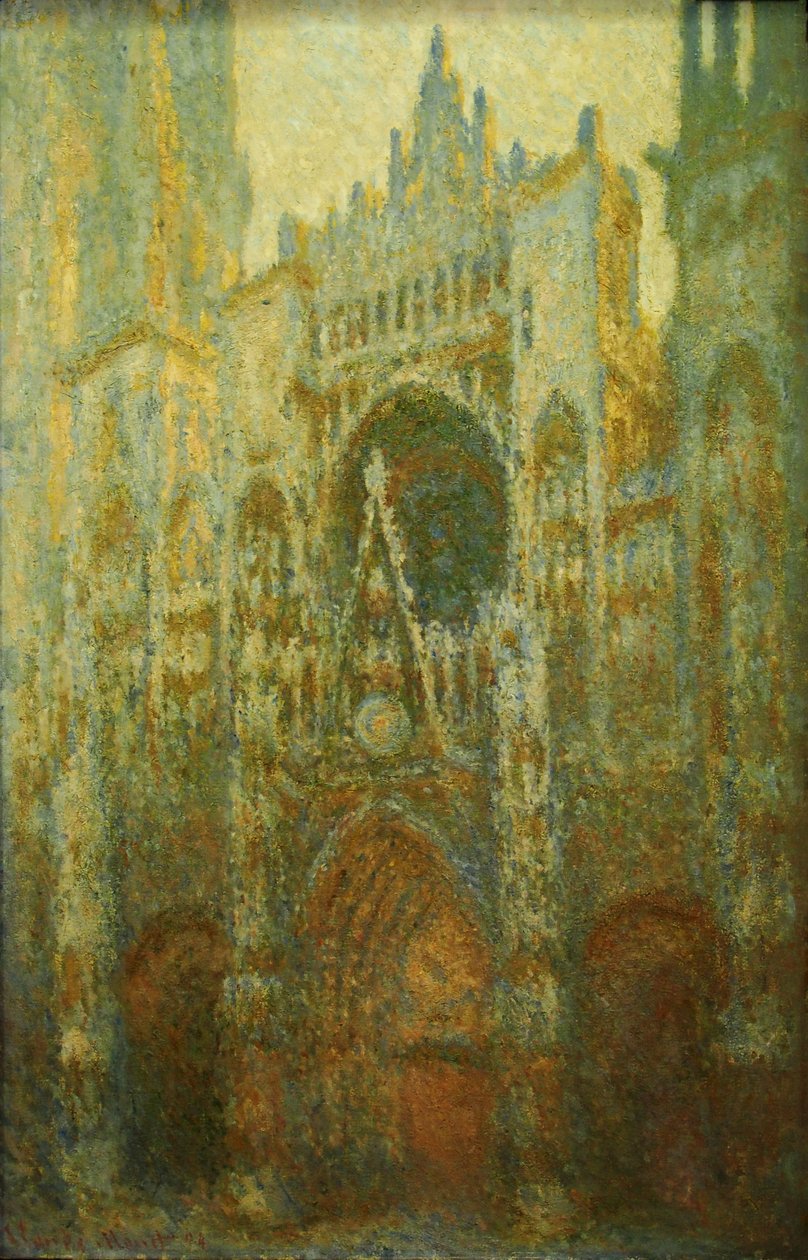 Katedra w Rouen.Francais: Cattedrale di Rouen Deutsch: Kathedrale von Rouen autorstwa Claude Monet