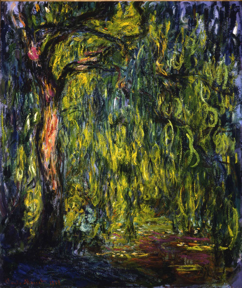 Płacząca wierzba autorstwa Claude Monet