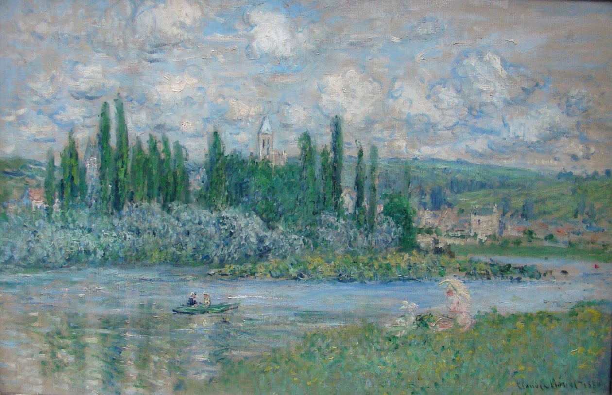 Widok Vetheuila autorstwa Claude Monet