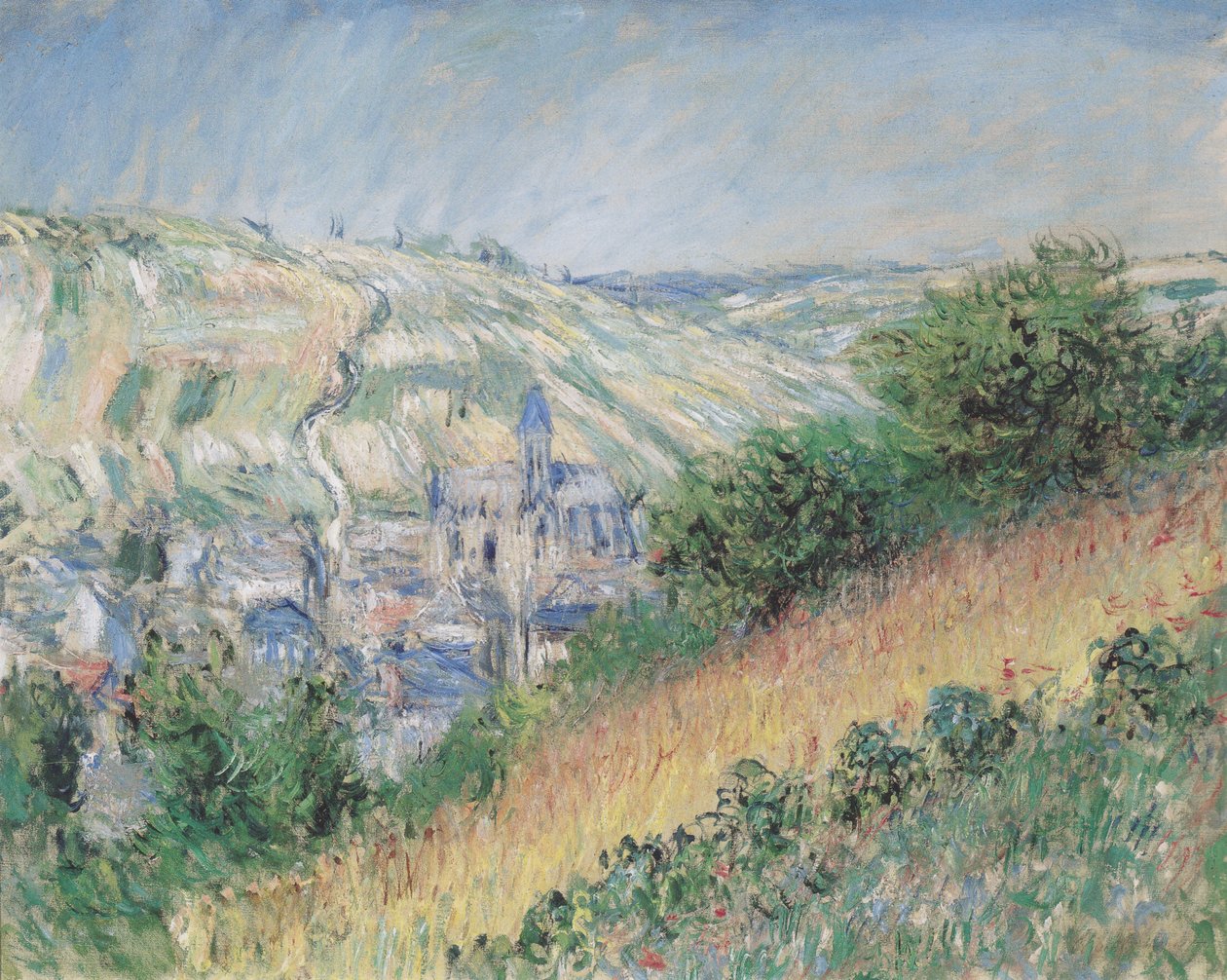 Widok Vétheuil autorstwa Claude Monet