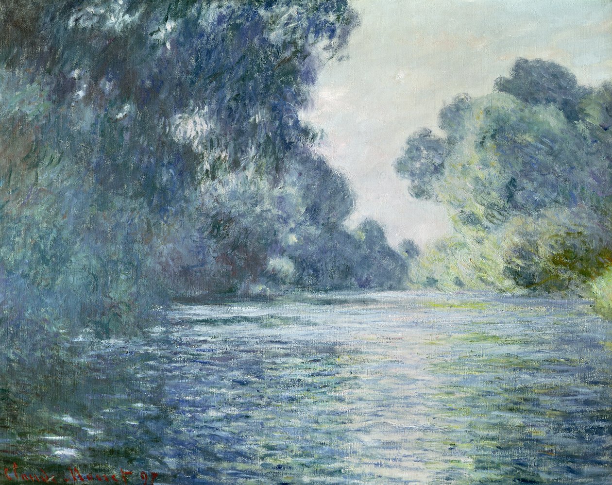 Odgałęzienie Sekwany w pobliżu Giverny, 1897 autorstwa Claude Monet