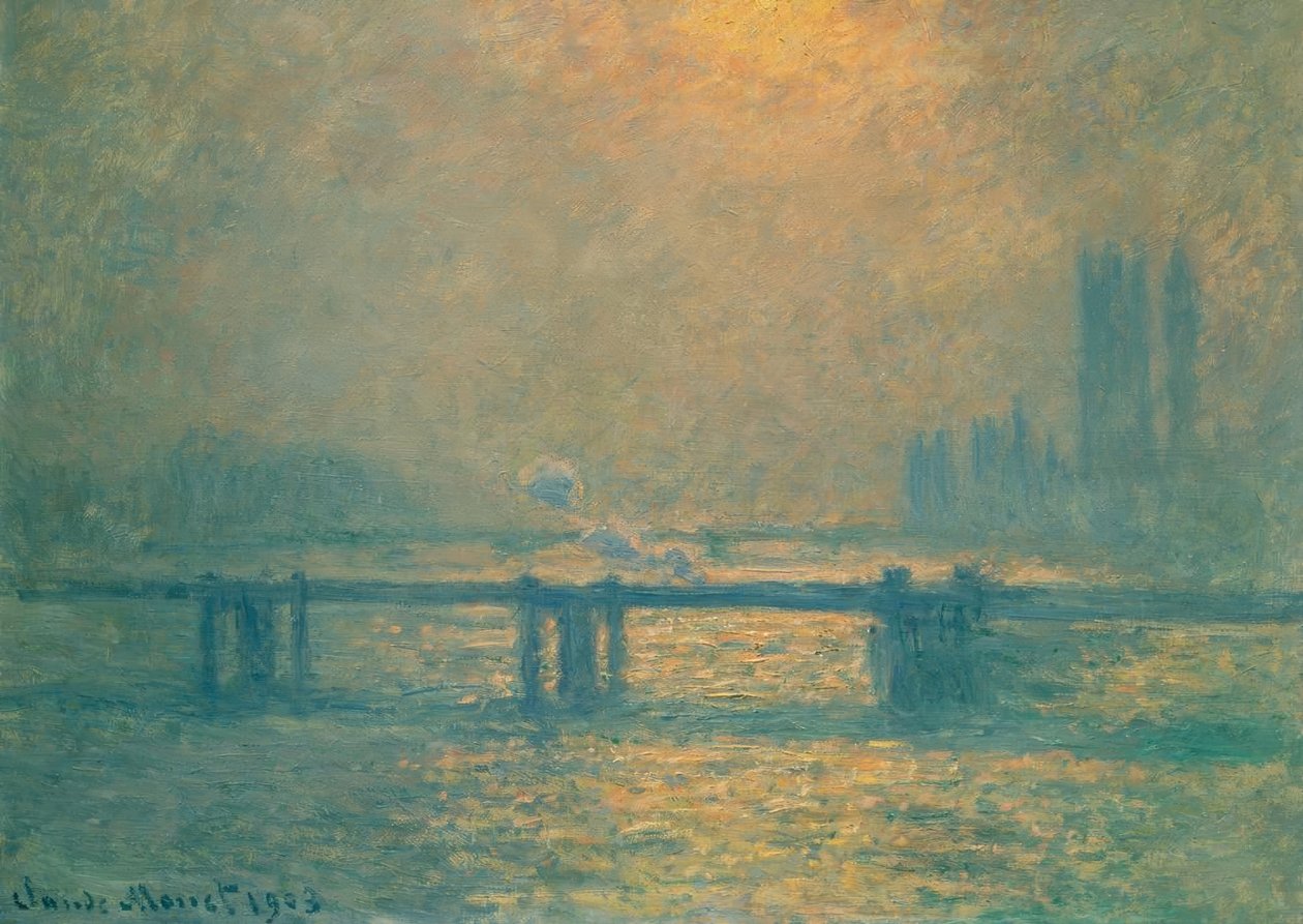 Charing Cross Bridge autorstwa Claude Monet