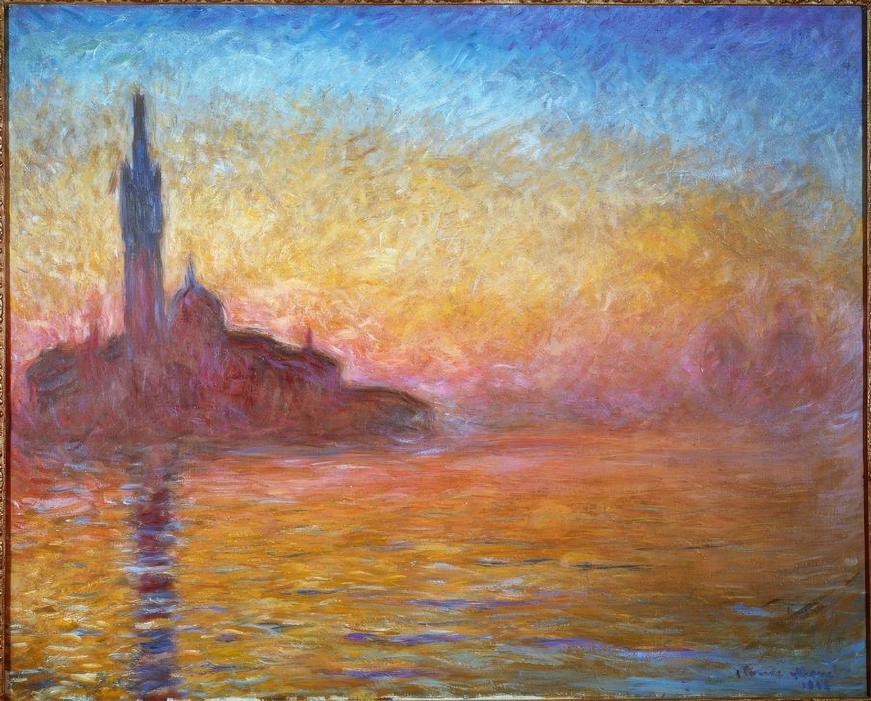 Zmierzch w Wenecji autorstwa Claude Monet