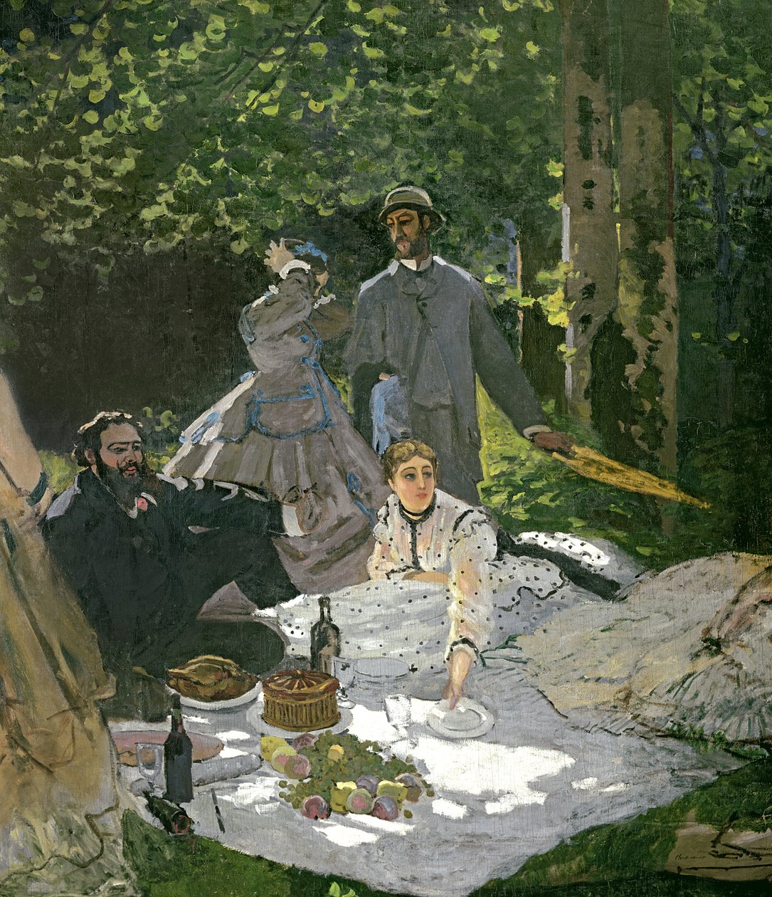 Lunch na trawie, Chailly autorstwa Claude Monet