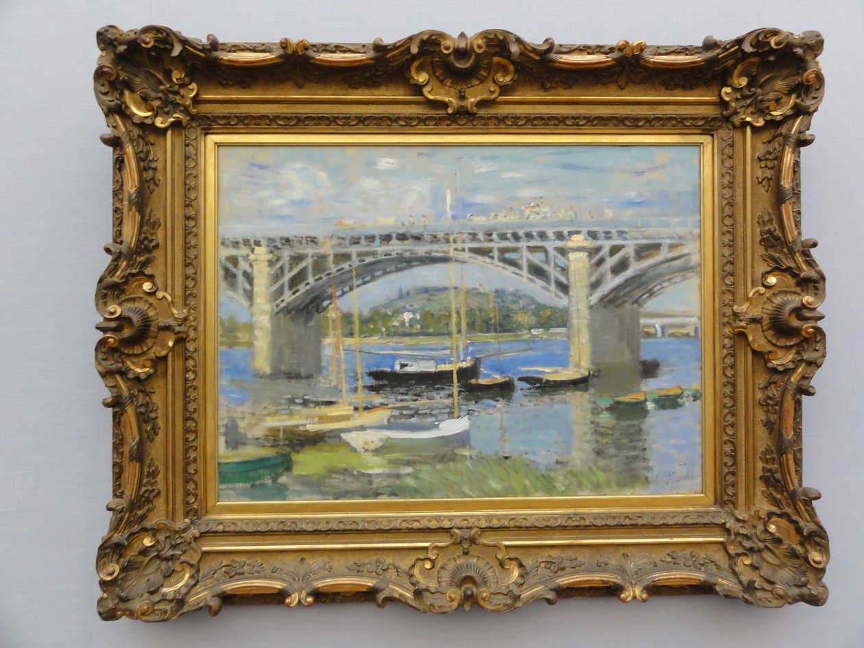 Most Argenteuil nad Sekwaną autorstwa Claude Monet